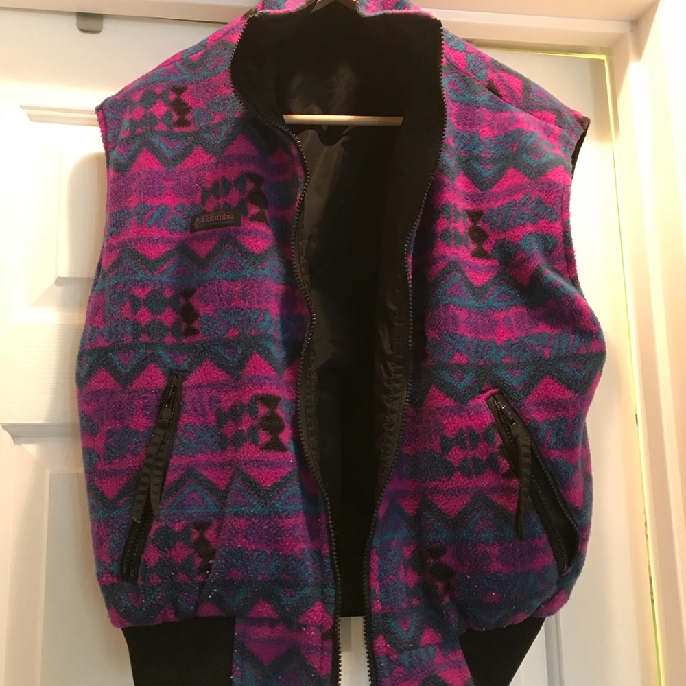 Vintage Columbia Reversible Vest